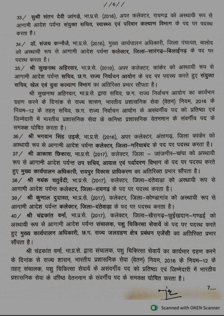 बदले गए रायगढ़ के कलेक्टर कार्तिकेया गोयल 3 IMG 20250419 193001