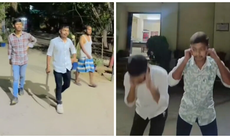 देखिए वीडियो रायगढ़ पुलिस ने हीरोगिरी का रील बनाने वाले युवकों का हीरोगिरी का नशा कैसे उतारा 1 InShot 20250409 132151199