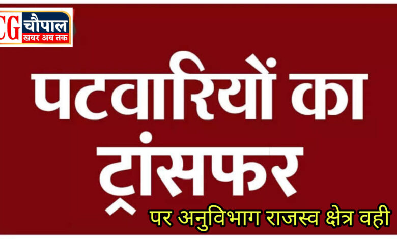 पटवारियों का सिर्फ तहसील फेरबदल से क्या होगा बेहतर काम-काज.....? 1 InShot 20250412 102024617